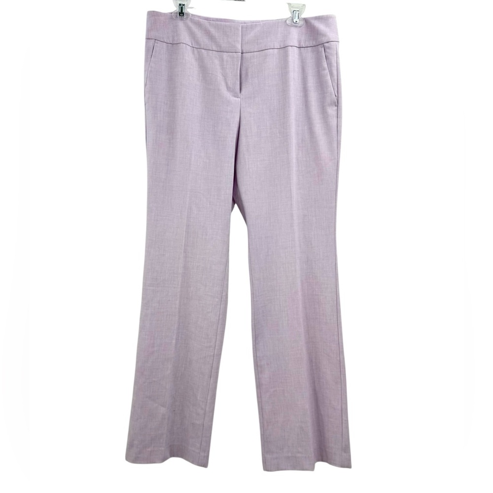 Ann Taylor Factory Lavender Lilac Tailored Dress Pants Straight Leg Office
